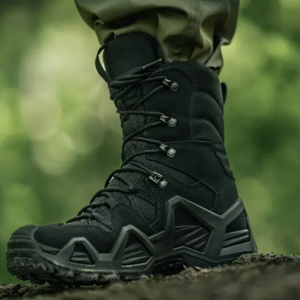 9 - Тактические берцы Lowa Zephyr HI MK2 Gore-Tex® MID TF. Черный