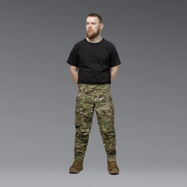 2 - Тактические брюки Battlegear Cargo. Цвет Мультикам. Размер L