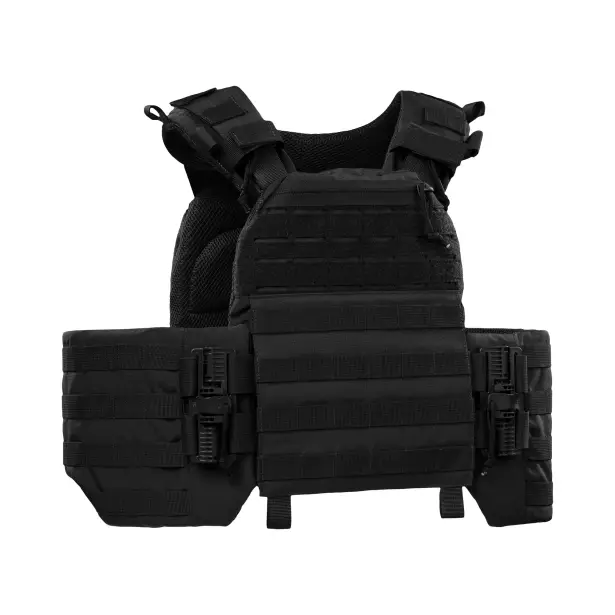 8 - Плитоноска TUR PRO Gen 2, система швидкого скидання. Molle. Колір Чорний. Розмір XL.