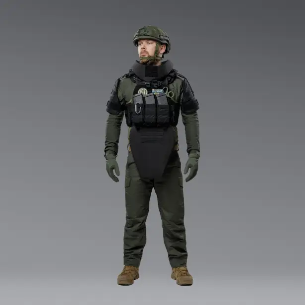 4 - Бронекостюм ГАРТ V.2. 2-го класса защиты. Черный. Размер XL