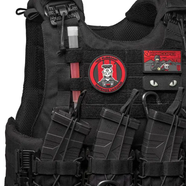 4 - Плитоноска VEPR, увеличенная площадь защиты (аналог IOTV G4) Molle. Цвет Черный. Размер L