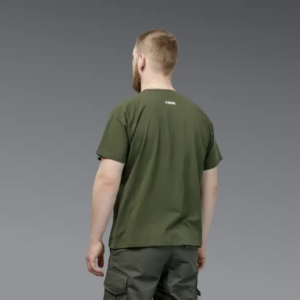 3 - Футболка Urban Cotton. Бавовна/еластан. Олива. Розмір XXL