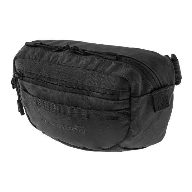 1 - Поясная сумка Pentagon Tactical Modular Fanny Pack, Черный