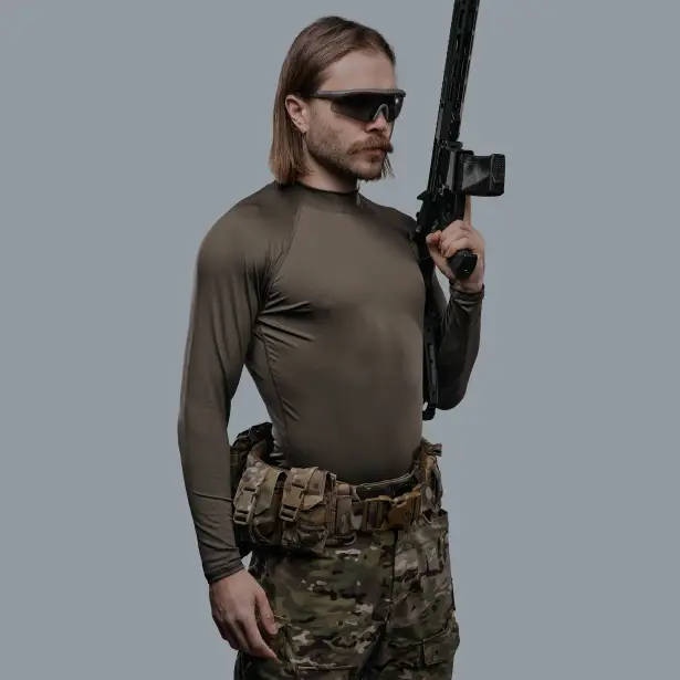 6 - Рашгард, колір Олива, поліестер. Розмір S