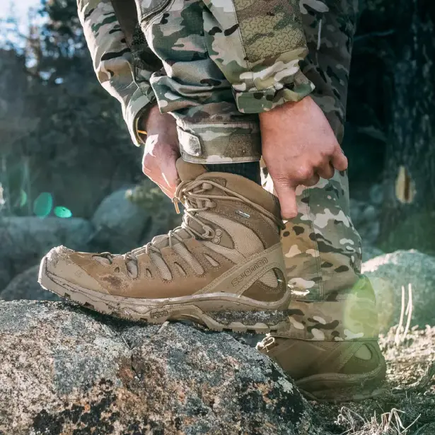 6 - Берцы тактические Salomon Quest 4D GTX Forces 2. Койот. Размер 45 1/3