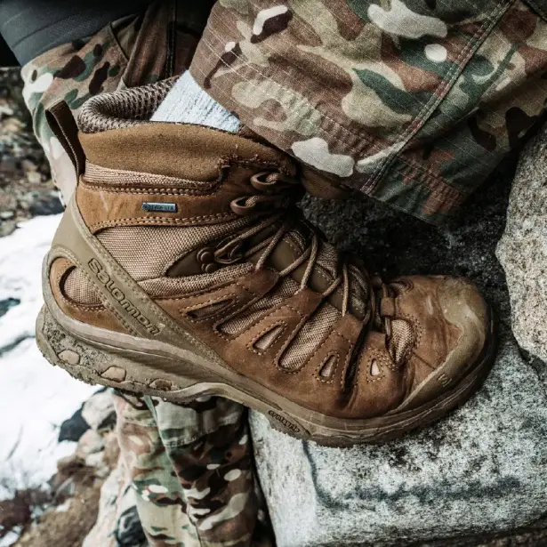 7 - Берцы тактические Salomon Quest 4D GTX Forces 2. Койот. Размер 45 1/3