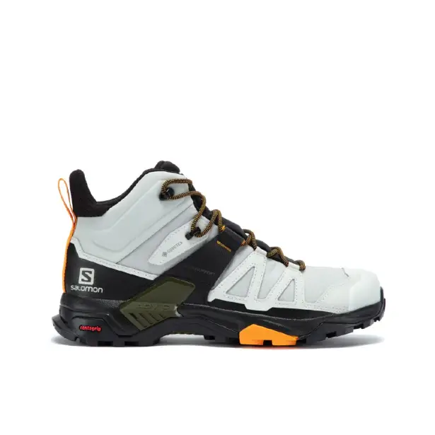 1 - Трекінгове взуття Salomon X Ultra 4 MID Gore-Tex (водонепроникні). Lunar rock / Magnet. Розмір 42 2/3
