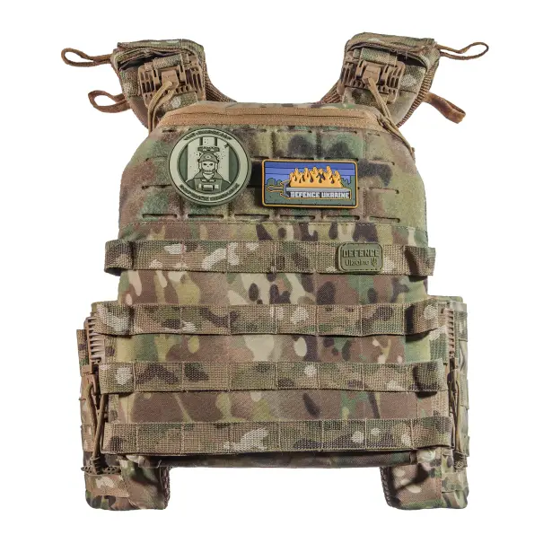 9 - Плитоноска TUR PRO Gen 2, система швидкого скидання. Molle. Колір Мультикам. Розмір M.