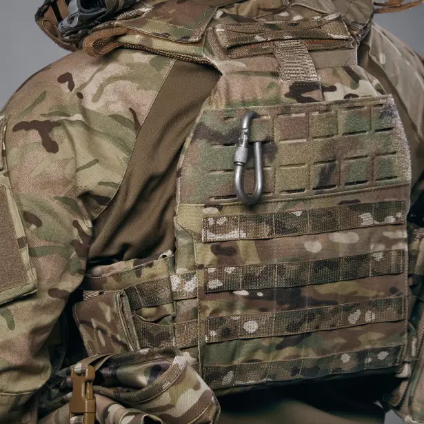 4 - Плитоноска TUR PRO Gen 2, (Комплект 7 подсумков) с системой быстрого сброса. Molle. Цвет Мультикам. Размер M.