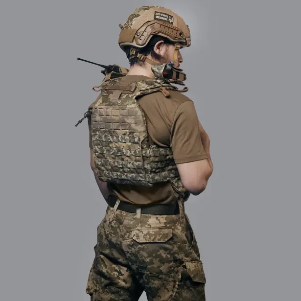 3 - Плитоноска TUR PRO Gen 2, (Комплект 7 подсумков) с системой быстрого сброса. Molle. Цвет Пиксель. Размер M.