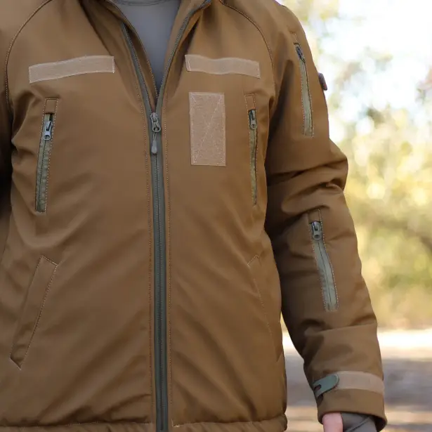 12 - Куртка тактична Softshell ХАНТЕР. Осінь-Весна Койот. Розмір XXL (56-58)