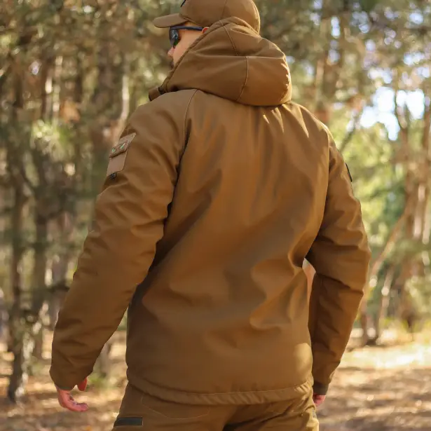 5 - Куртка тактична Softshell ХАНТЕР. Осінь-Весна Койот. Розмір XXL (56-58)