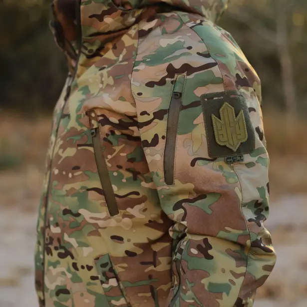 11 - Куртка тактическая Softshell ХАНТЕР. Осень-Весна Мультикам. Размер XL (52-54)