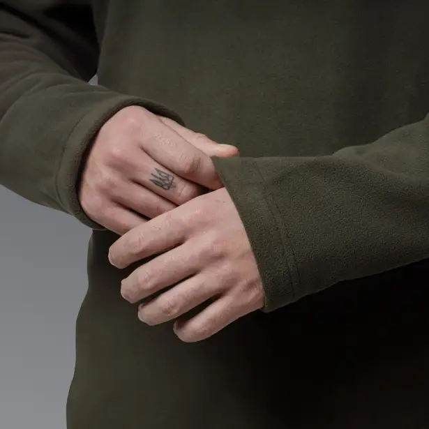 9 - Флисовая тактическая кофта Snowline Олива. Polyester. Размер: Reg/M