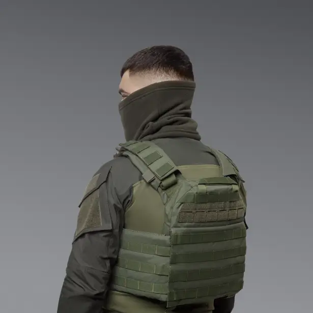 3 - Флісовий Бафф Winter Neck Олива. Polyester. Розмір: L-XL