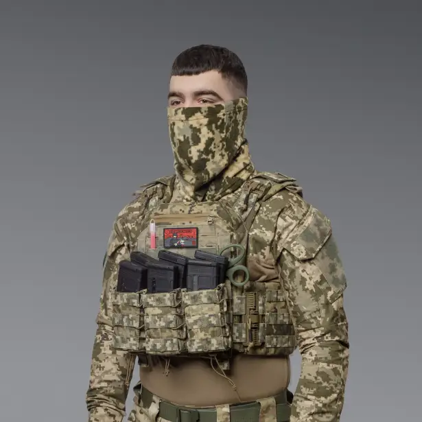 2 - Флісовий Бафф Winter Neck Піксель. Polyester. Розмір: L-XL