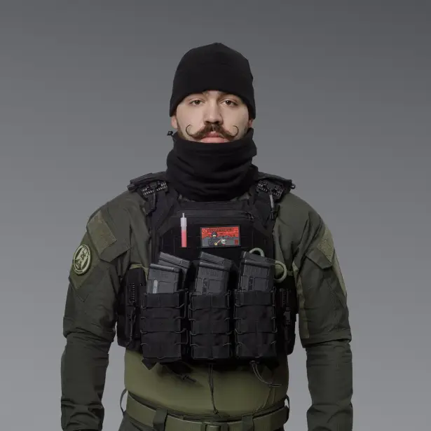 8 - Шапка флисовая Winter Cap Черная. Polyester. Размер: L-XL