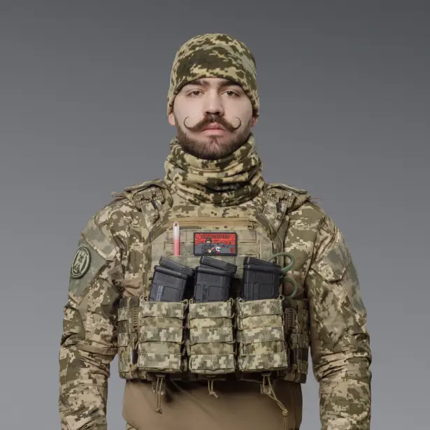 7 - Комплект Winter Tactical Kit: Бафф + Шапка Піксель. Розмір L-XL