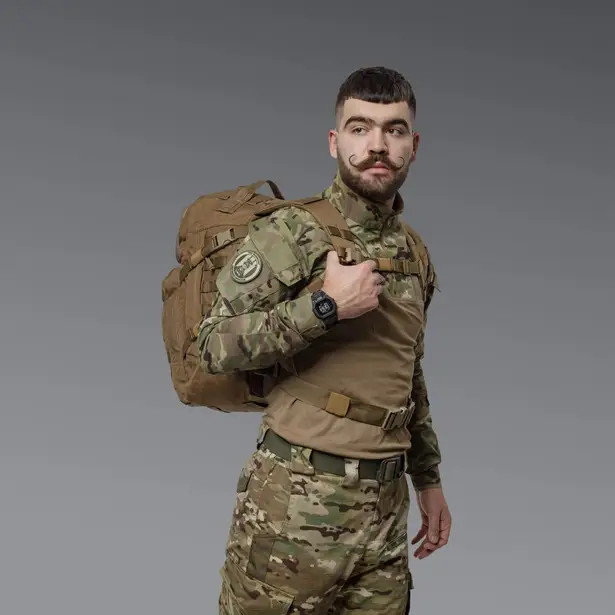 5 - Тактический рюкзак Scout на 40л. Cordura 1000D. Койот