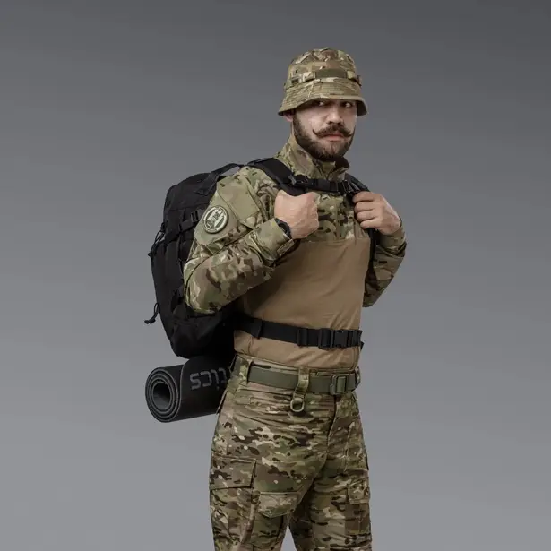 2 - Тактичний рюкзак Scout на 40л. Cordura 1000D. Чорний