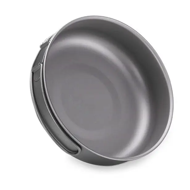 3 - Сковорідка титанова з розкладною ручкою 17 см Naturehike NH18T010-A