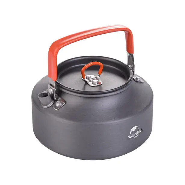 1 - Чайник алюминиевый Naturehike NH17C020-H 1.1 л. Серый