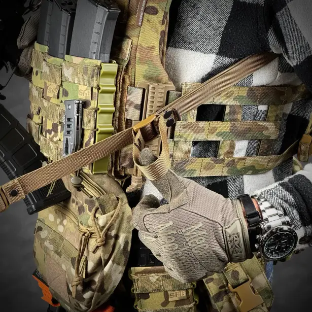 6 - Ремень одно/двухточечный оружейный RAGNAROK ODIN carbine Gen.II. Койот