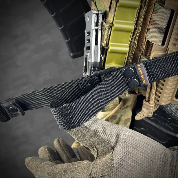 5 - Ремень одно/двухточечный оружейный RAGNAROK ODIN carbine Gen.II. Черный