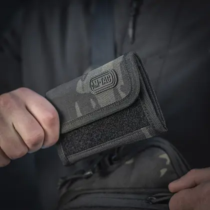9 - Гаманець з липучкою M-Tac Elite Gen.II. Мультікам-Чорний