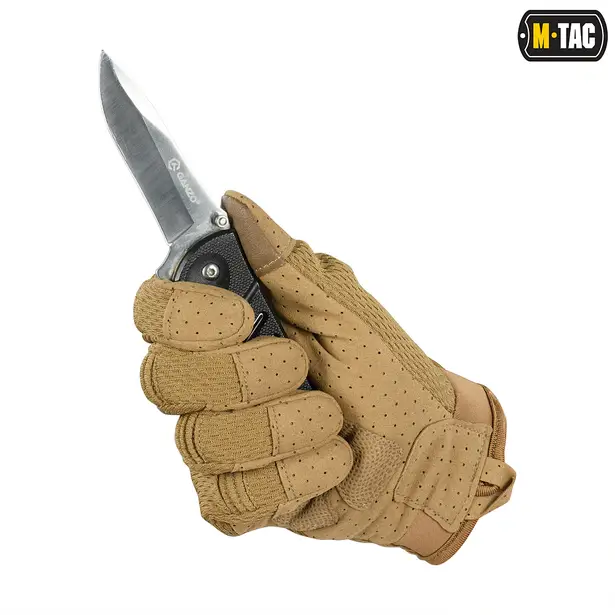 5 - Тактичні рукавички M-Tac A30. Койот