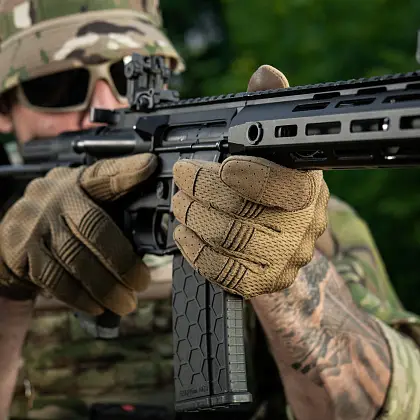 7 - Тактичні рукавички M-Tac A30. Койот