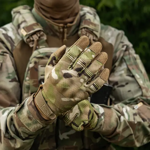 8 - Тактические перчатки M-Tac A30. Мультикам
