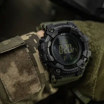 6 - Годинник тактичний 2037 Army M-Tac. Олива
