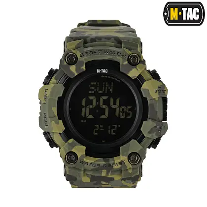 1 - Годинник тактичний 2037 Army M-Tac. Мультикам