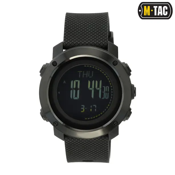 1 - Тактичний годинник мультифункціональний M-Tac. Чорний