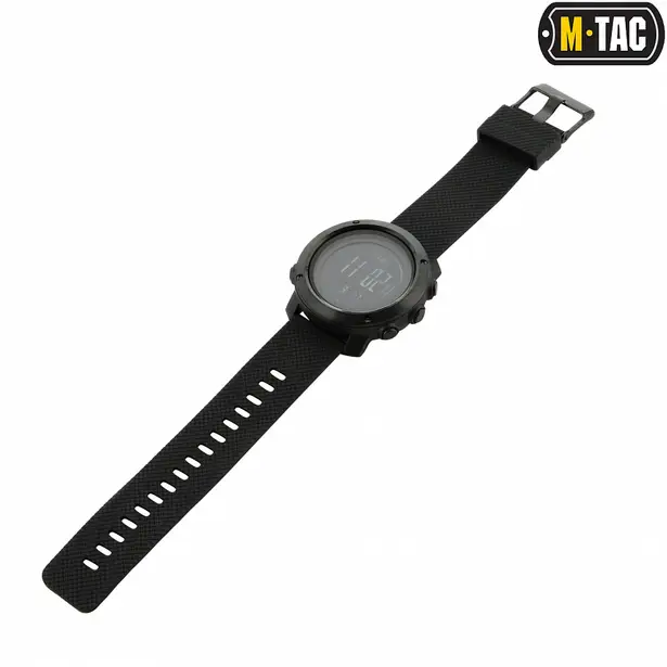 2 - Тактичний годинник мультифункціональний M-Tac. Чорний