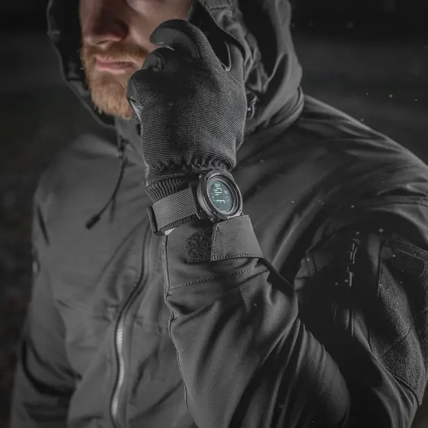 5 - Тактичний годинник мультифункціональний M-Tac. Чорний