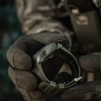 14 - Тактичний годинник з компасом 2095 Army M-Tac. Олива
