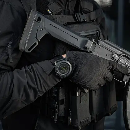5 - Тактичний годинник з компасом 2095 Army M-Tac. Чорный
