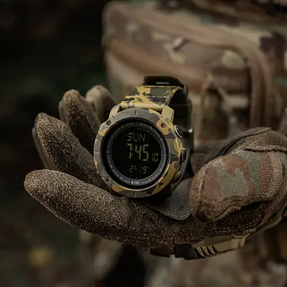13 - Тактичний годинник з компасом 2095 Army M-Tac. Мультикам