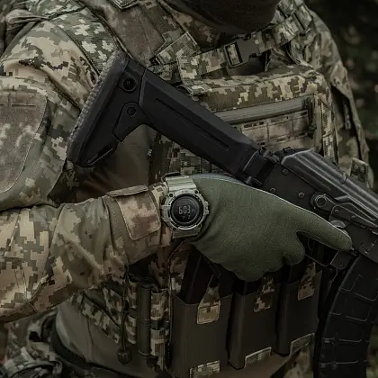 5 - Тактичний годинник з компасом 2233 Army M-Tac. Олива