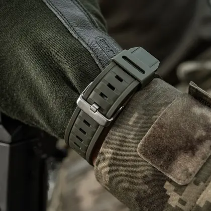 8 - Тактичний годинник з компасом 2233 Army M-Tac. Олива