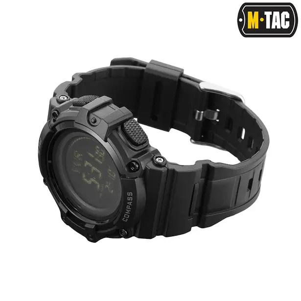 2 - Тактичний годинник з компасом 2233 Army M-Tac. Черный