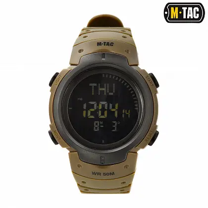 1 - Тактичний годинник з компасом M-Tac. Койот