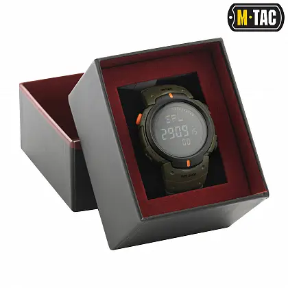 2 - Тактичний годинник з компасом M-Tac. Олива