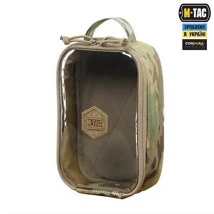 1 - Органайзер утилітарний прозорий Elite Small Gen.II M-Tac. Мультикам