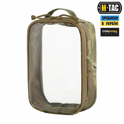 1 - Органайзер утилитарный прозрачный Elite Small (22х14 см) M-Tac. Мультикам