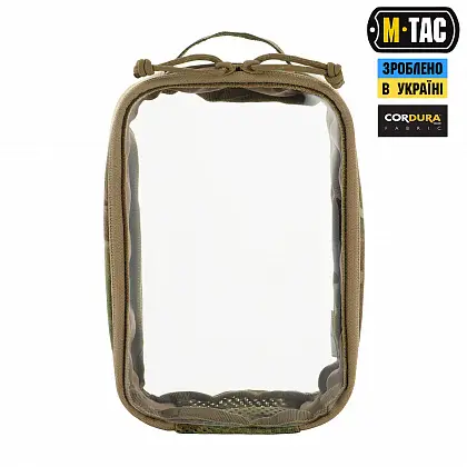 2 - Органайзер утилитарный прозрачный Elite Small (22х14 см) M-Tac. Мультикам