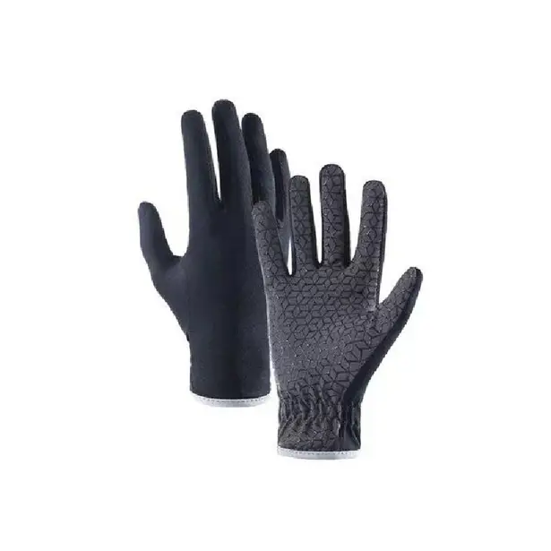 1 - Перчатки нескользкие трикотажные Naturehike NH21FS035. Темно-синий
