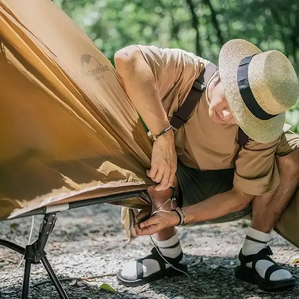 5 - Намет одномісний Naturehike NH22ZP020, коричневий